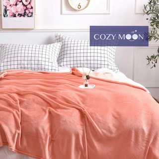 Cozy Moon | Double Size 150*200cm Blanket/ Kumot Plain Color