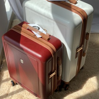 ♤✵Box wedding dowry suitcase female red password box trolley case 20 inch leather suitcase 24 univer
