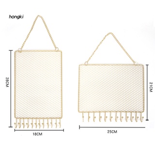 HH Jewelry Necklace Organizer Hanging Hook Necklace Ring Bracelet Storage Holder Rectangle for Shop Retail (5)