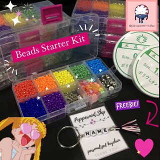 (1000 pcs) Beads Starter Kit with beads organizer