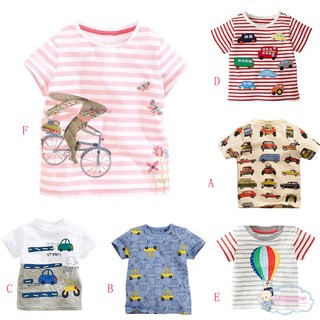 Baby Boys Girls Soft Cotton Cartoon Pattern T-shirt