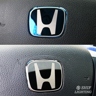 3 x Front Rear Steering Wheel Emblem Sticker Honda all CIVIC (8)