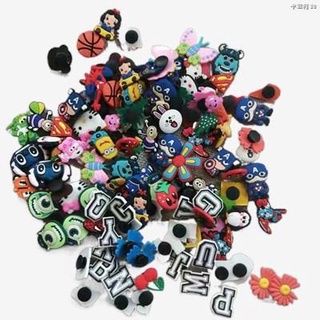 ✣50 pcs Hole hole shoes kids jibbitz cute lovely Minnie Spiderman McQueen ball ice cream ready stoc