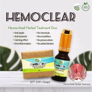 HEMOCLEAR ORGANIC HERBAL SET by: Pretty Tins Organics