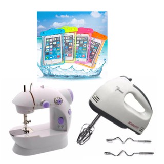 DROP BOX Sewing Machine WITH Hand Mixer & Waterproof Pouch