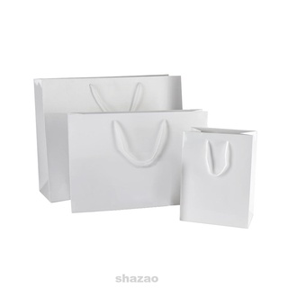 10 Pcs Wedding Cosmetics Foldable DIY Handmade Packaging With Rope White Cardboard Gift Bag (5)