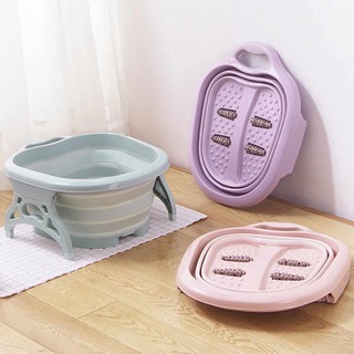 Folding Basin Massage Bucket Household Sauna Bathtub Pedicure Bath Foldable Foot Bath Messager