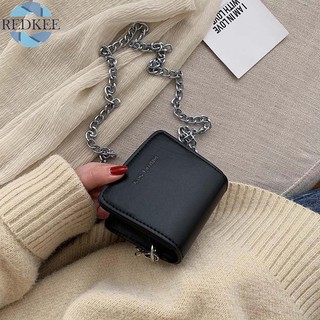 REDKEE Fashion Mini Women Messenger Bag PU Leather Shoulder Chain Handbag