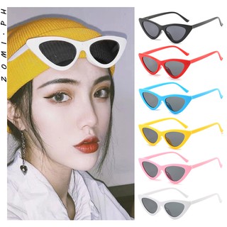 [ZOMI] Hip-Hop Small Cat Eye Sunglasses Women Eyeglasses Eyewear with Retro Style Shades