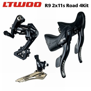 LTWOO R9 2x11 Speed, 22s Road Groupset, Shifter + Rear Derailleurs + Front Derailleurs 5800, R7000