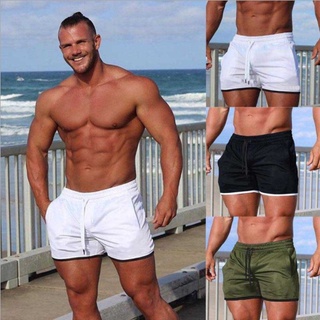 Men Running Beach Shorts Gym Quick Dry Workout Casual Short Pants for Fitness Breathable Sports Shorts