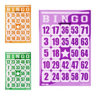 100pcs Bingo Cards High Quality