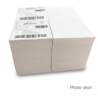 A6 a stack of 1250pcs barcode stickers, waybill label paper, thermal printer thermal paper