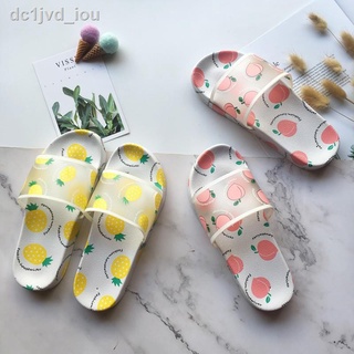 ✚❦△Genuine article LUXX Fruit cute strawberry new soft bottom non-slip outer wear Slippers