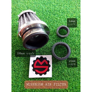 Mushroom air filter (24mm, 26mm, 28mm carb)